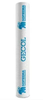 Malla de fibra de vidrio antiálcalis, Malla 70 de Soprema. 70 g/m2. Rollo: 1x50m